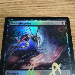 Mtg Thoughtseize Foil First Edition English Lrw Pretty Beautiful B - Image 2