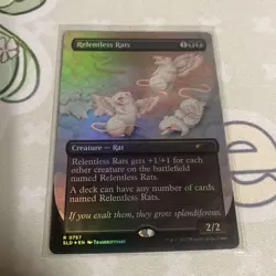 Mtg Foil Relentless Rats/Relentless Rats 757 - Image 1