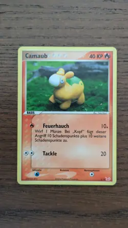 Pokemon Camaub 5/10 – EX Trainer Kit – Deutsch – 2004 – LP - Image 1