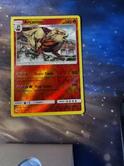 POKEMON ARCANINE 22/214 REVERSE HOLO RARE UNBROKEN BONDs LP - NM SEE PHOTOS - Image 2