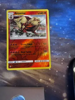 POKEMON ARCANINE 22/214 REVERSE HOLO RARE UNBROKEN BONDs LP - NM SEE PHOTOS - Image 4