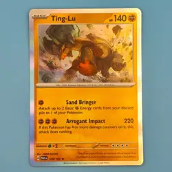 TING-LU 109/182 RARE PARADOX RIFT POKEMON HOLO NM/M - Image 1