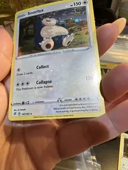 Snorlax #141/192 - Pokemon TCG Promo - Rebel Clash - Cosmo Holo Rare - Image 2