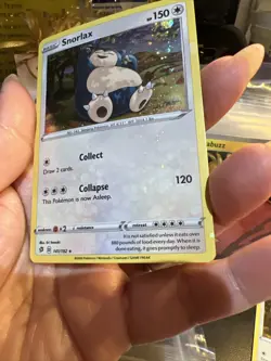 Snorlax #141/192 - Pokemon TCG Promo - Rebel Clash - Cosmo Holo Rare - Image 3