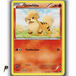 Pokemon Next Destinies Growlithe 11/99 Common VLP - Image 1
