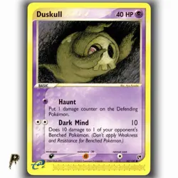 Pokemon Sandstorm Duskull 62/100 Non Holo Common eReader NM - Image 1