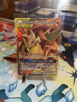 Pokemon TCG Charizard & Braixen GX 22/236 Cosmic Eclipse Holo TAG TEAM - Image 1