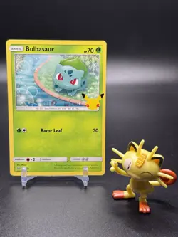 Bulbasaur 001/025 Pokemon McDonald's 25th Anniversary Regular - NM - Image 1