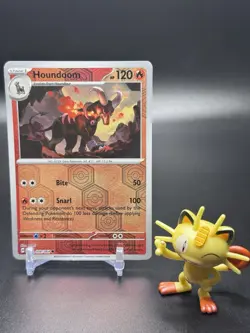 Houndoom 008/064 Pokemon Sv: Shrouded Fable Reverse Holo - NM - Image 1