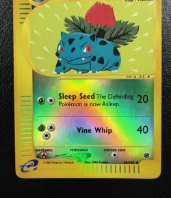 Pokemon TCG Ivysaur 82/165 Expedition Base Set Reverse Holo MP - Image 3
