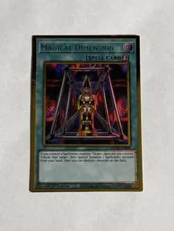 Yugioh Magical Dimension MGED-EN040 Premium Gold Rare 1st Edition NM - Image 1