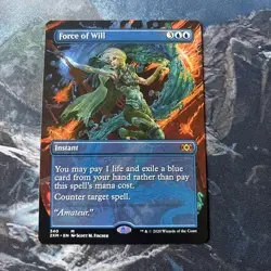 Mtg English Force Of Will Box Topper Nm - Image 1