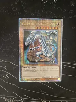 Yu-Gi-Oh! Blue-Eyes White Dragon Quarter Century Secret Rare LC01-EN004 Foil - Image 1