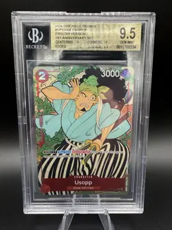 One Piece English 1st Anniversary BGS 9.5 Usopp - Image 1