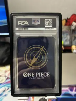 Bandai 2025 One Piece CCG Monkey D. Luffy #014 PSA 9 Graded Holo Promo JP - Image 3