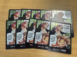 10x OP02 Shanks Foil One Piece Card Game TCG English - Image 1