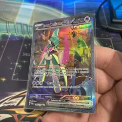 Pokemon TCG Iron Valiant EX Paradox Rift 249/182 Special Illustration Rare NM - Image 3