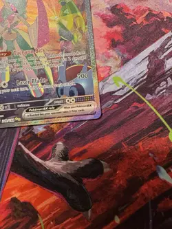 Pokemon TCG Iron Valiant EX Paradox Rift 249/182 Special Illustration Rare Mint - Image 5
