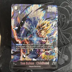 Son Gohan Childhood FS09-10 Super Rare Dragon Ball Fusion World Starter 9 - Image 1