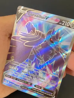 CARTE POKEMON CORVAILLUS V 156/163 FR ULTRA RARE EB STYLES DE COMBAT - NEUF - Image 2