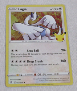 Lugia 022/025 Holo Pokemon TCG: 25th Anniversary Celebrations 2021 Pokemon Card - Image 3