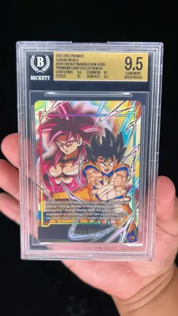 E-94 Energy Marker Son Goku Premium Card Collection 02 BGS 9.5 - Image 1