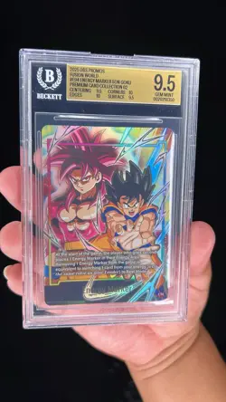 E-94 Energy Marker Son Goku Premium Card Collection 02 BGS 9.5 - Image 2