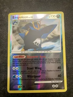 Pokemon TCG Empoleon Rare Reverse Holo 2/100 D&P Stormfront NM Card 2008 - Image 1