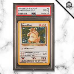 Pokemon Card English - Kangaskhan Holo #5 - Set Jungle - PSA 8 Nar Mint/Mint - Image 1