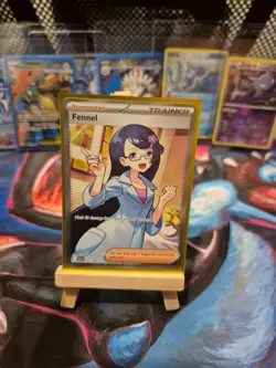 Pokemon TCG Fennel Trainer Card Full Art Ultra Rare Black Bolt English 162/086 - Image 1