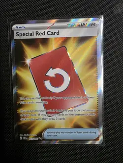 Special Red Card 113/086 Me04: Chaos Rising Holo Full Art Mega Evolution - Image 1