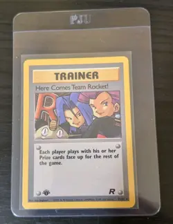 Pokemon Team Rocket 1st Edition - Here Comes Team Rocket! Non-Holo Card - Image 3