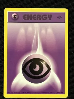 Psychic Energy 101/102 (1st Edition) *Near Mint* (Shadowless) Never Played Card - Image 1