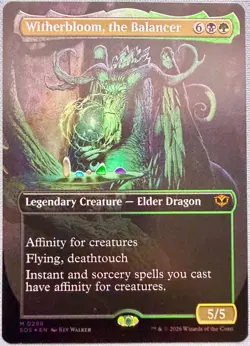 Witherbloom, the Balancer (Borderless) FOIL - NM - MTG Secrets of Strixhaven 288 - Image 1