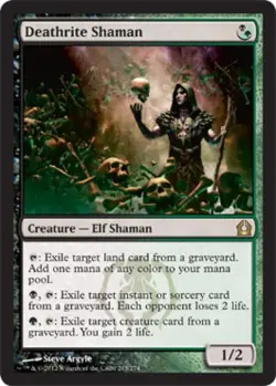 Deathrite Shaman -Foil Medium Play MTG Return to Ravnica - Image 1