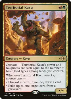 Territorial Kavu 216 Rare Modern Horizons 2 Near Mint - Image 1