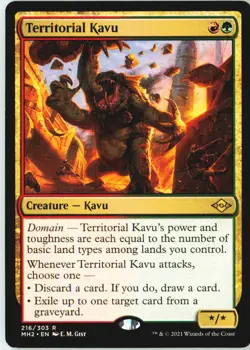 Territorial Kavu 216 Rare Modern Horizons 2 Near Mint - Image 2