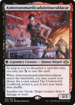 Asmoranomardicadaistinaculdacar 186 Rare Modern Horizons 2 Foil Near Mint - Image 1