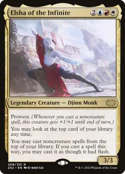 Elsha of the Infinite 208 Rare Double Masters 2022 Near Mint - Image 1