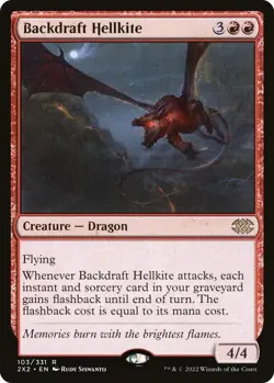 Backdraft Hellkite 103 Rare Double Masters 2022 Near Mint - Image 1