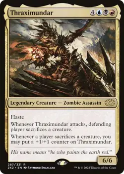 Thraximundar 287 Rare Double Masters 2022 Near Mint - Image 1