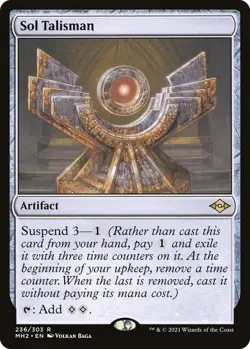 Sol Talisman 236 Rare Modern Horizons 2 Foil Near Mint - Image 1