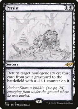 Persist (Showcase) 345 Rare Modern Horizons 2 Near Mint - Image 1