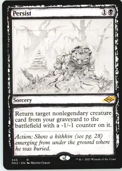 Persist (Showcase) 345 Rare Modern Horizons 2 Near Mint - Image 2