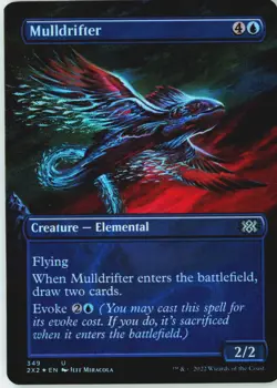 Mulldrifter (Borderless) 349 Uncommon Double Masters 2022 Foil Near Mint - Image 2