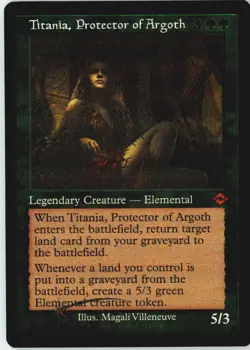 Titania, Protector of Argoth (Retro Frame) (Foil Etched) 416 MH2 NM - Image 2