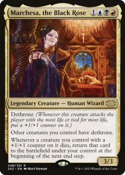 Marchesa, the Black Rose 248 Rare Double Masters 2022 Near Mint - Image 1