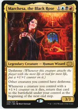 Marchesa, the Black Rose 248 Rare Double Masters 2022 Near Mint - Image 2