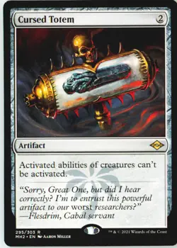 Cursed Totem 295 Rare Modern Horizons 2 Near Mint - Image 2