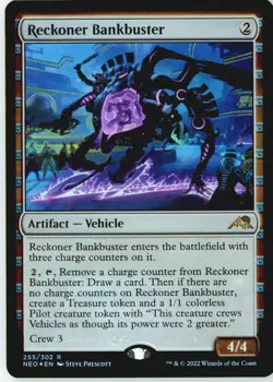 Reckoner Bankbuster 255 Rare Kamigawa: Neon Dynasty Foil Near Mint - Image 2